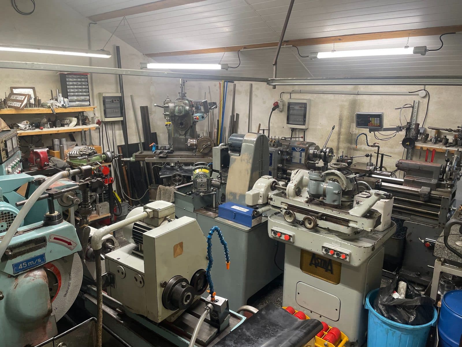 L'atelier d'usinage