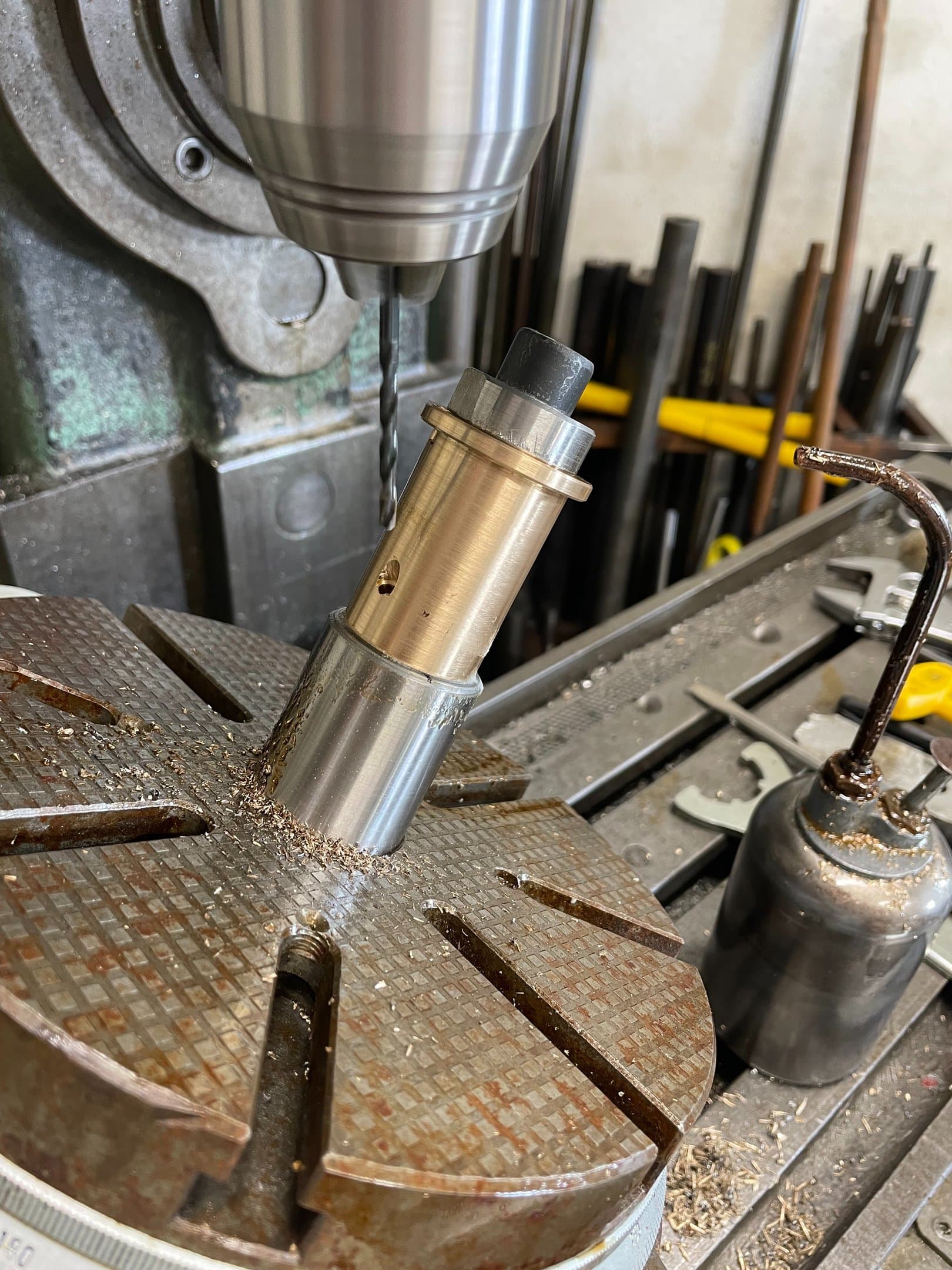 Fabrication des nouveaux paliers en bronze