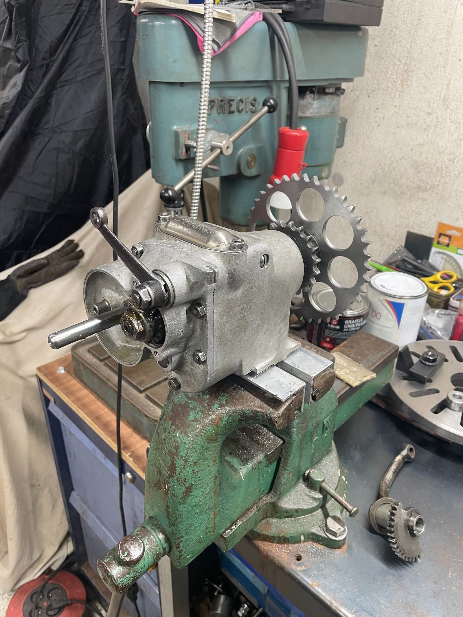 Reconstruction moteur MAG 350